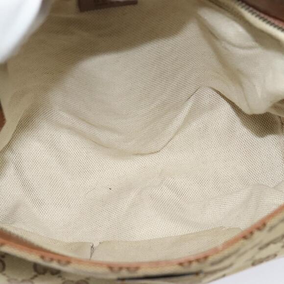 GUCCI GG Canvas Web Sherry Line Shoulder Bag Beige Red Green - Picture 16 of 16